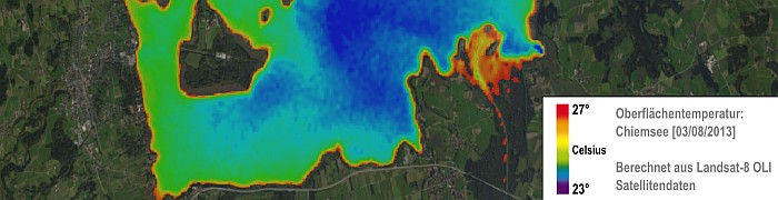 Oberflächentemperaturen aus Satellitendaten